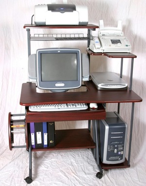 STD300 Computer Desk Left Side View